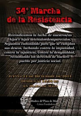 Madres Plaza de Mayo-Línea Fundadora: 34º Marcha de la Resistencia