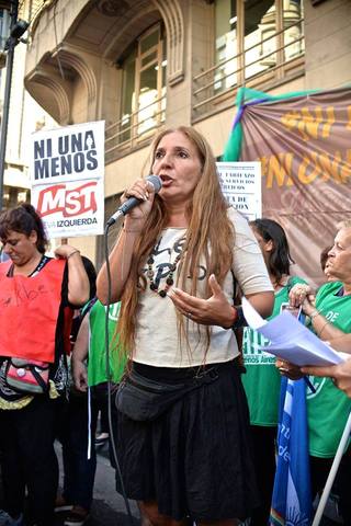 La CTA Capital estuvo presente en la marcha por el Día de la Mujer Trabajadora