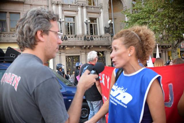 La CTA Capital estuvo presente en la marcha por el Día de la Mujer Trabajadora
