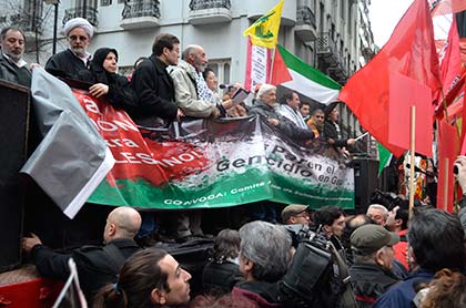 La CTA marchó contra el genocidio del Pueblo Palestino