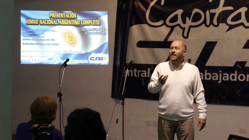 Se presentó la versión completa del Himno Nacional Argentino