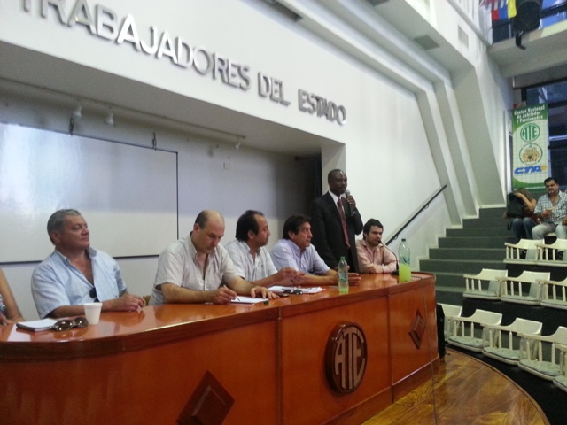 Senador Moise de Haití visitó la CTA