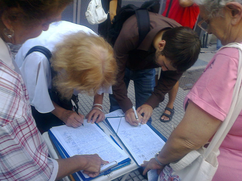 Jubilados 1246 miércoles  y   primer Paro Nacional al gobierno de Mauricio Macri