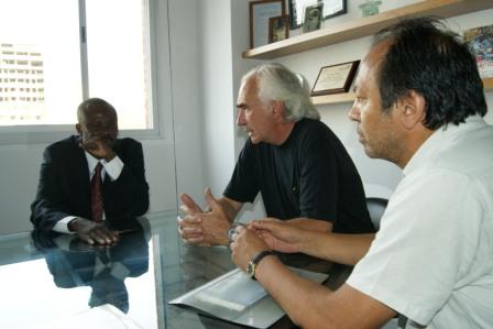 Senador Moise de Haití visitó la CTA