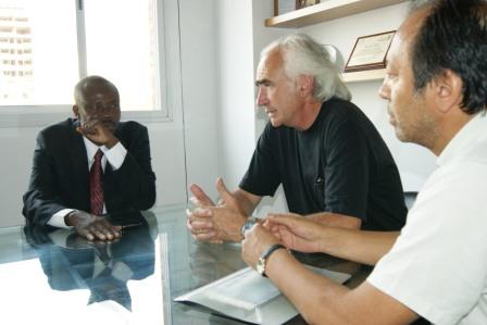 Senador Moise de Haití visitó la CTA