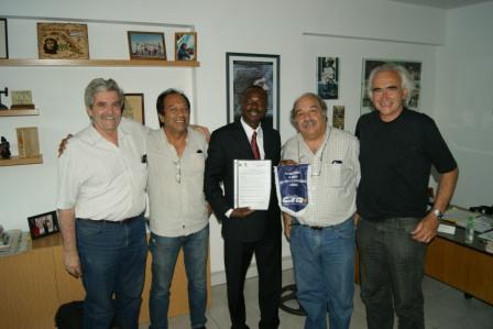 Senador Moise de Haití visitó la CTA