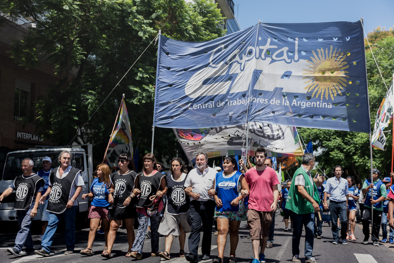 La CTAA Capital se movilizó contra los despidos y el ajuste
