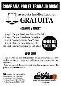 Mariposa Precarización Laboral - Campaña CTA