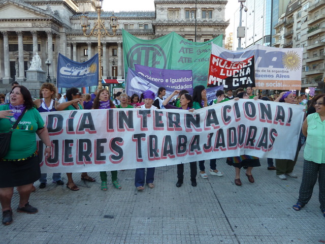 La CTA Capital conmemoró el Día internacional de la mujer trabajadora