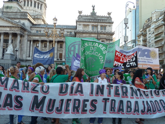 La CTA Capital conmemoró el Día internacional de la mujer trabajadora