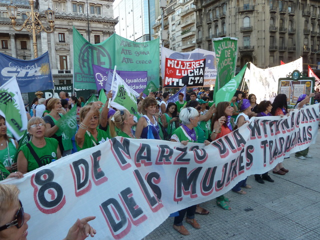 La CTA Capital conmemoró el Día internacional de la mujer trabajadora