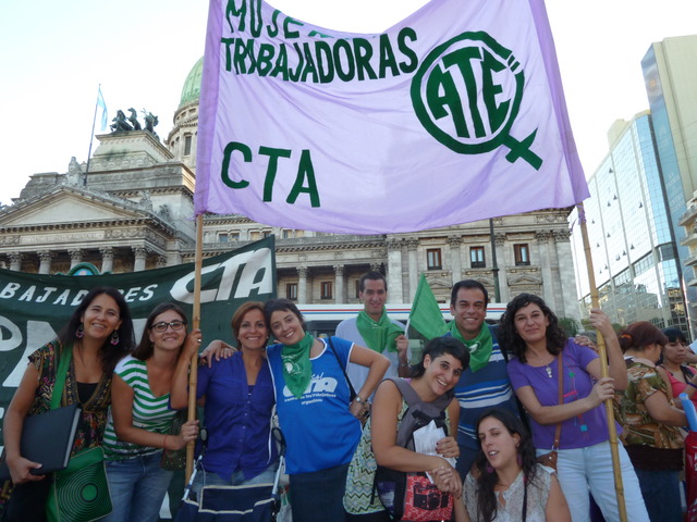 La CTA Capital conmemoró el Día internacional de la mujer trabajadora