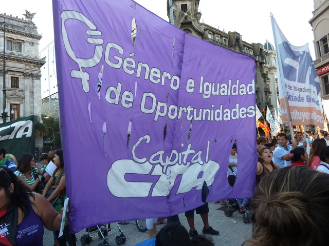 La CTA Capital conmemoró el Día internacional de la mujer trabajadora