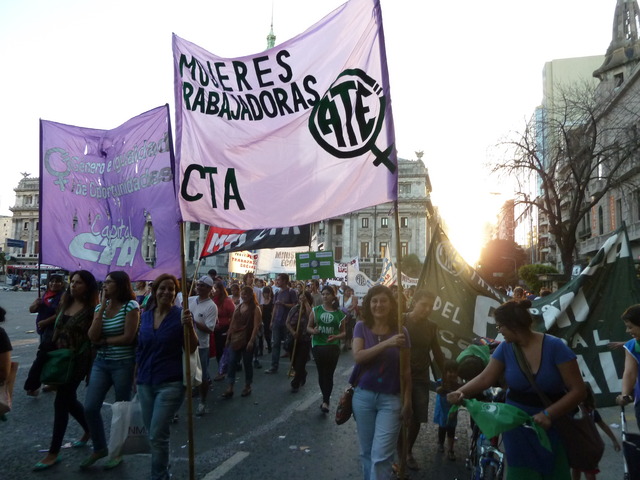 La CTA Capital conmemoró el Día internacional de la mujer trabajadora