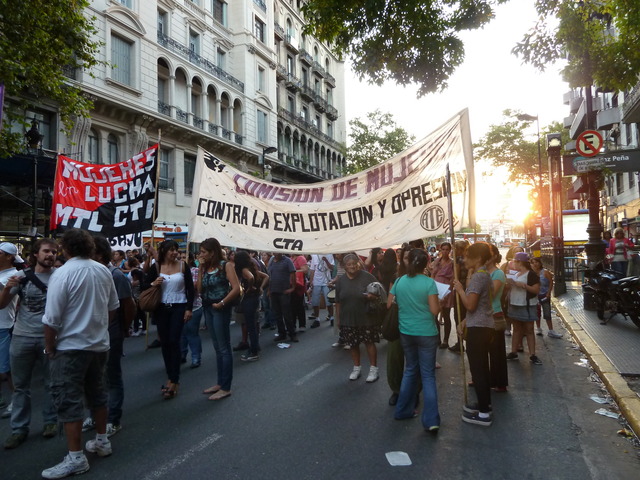 La CTA Capital conmemoró el Día internacional de la mujer trabajadora