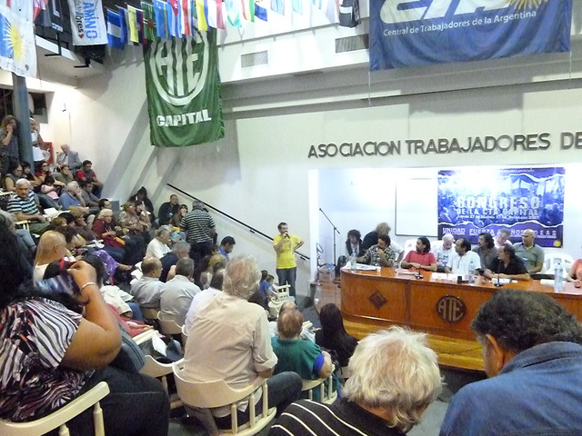 El Congreso de la CTA Capital votó por unanimidad participar del Paro y Movilización del 10 de abril