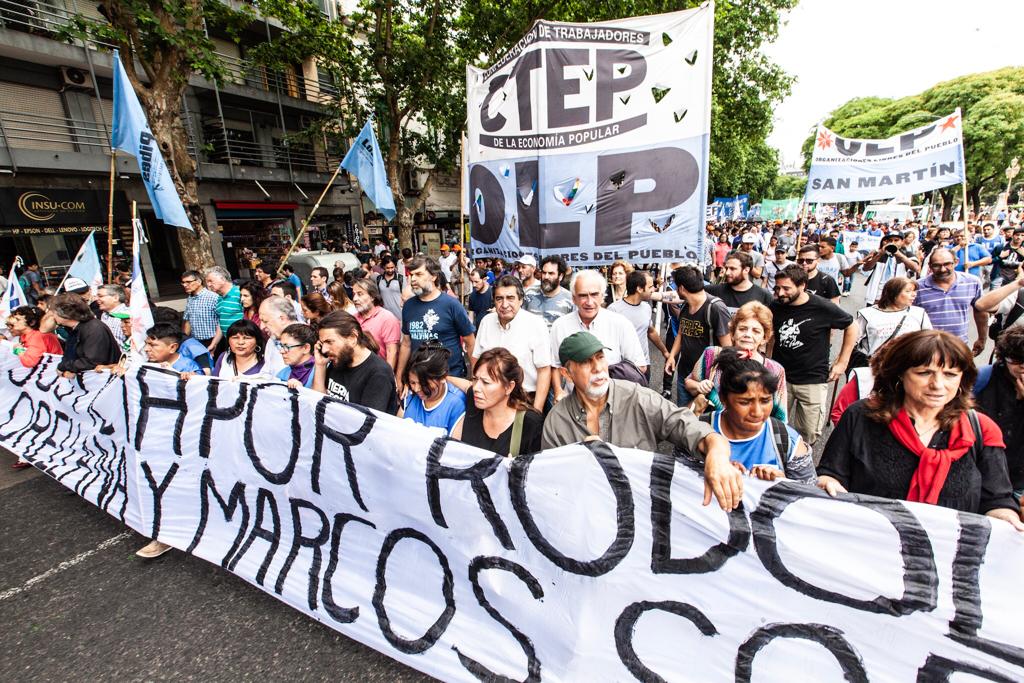 La CTA-A acompañó la exigencia de justicia por Orellana y Soria