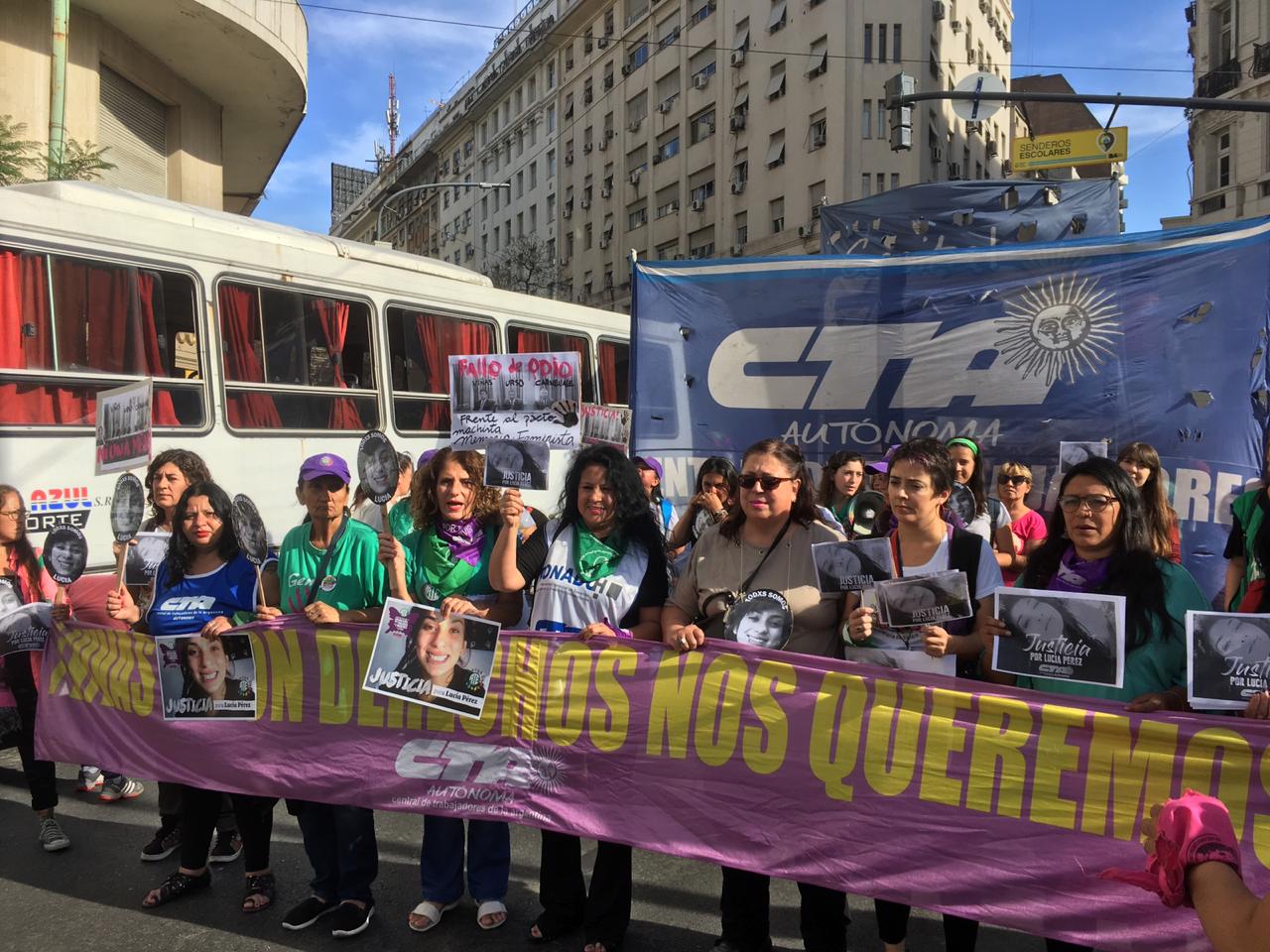 De Ushuaia a La Quiaca, las mujeres de la CTA Autónoma movilizaron contra la Justicia patriarcal