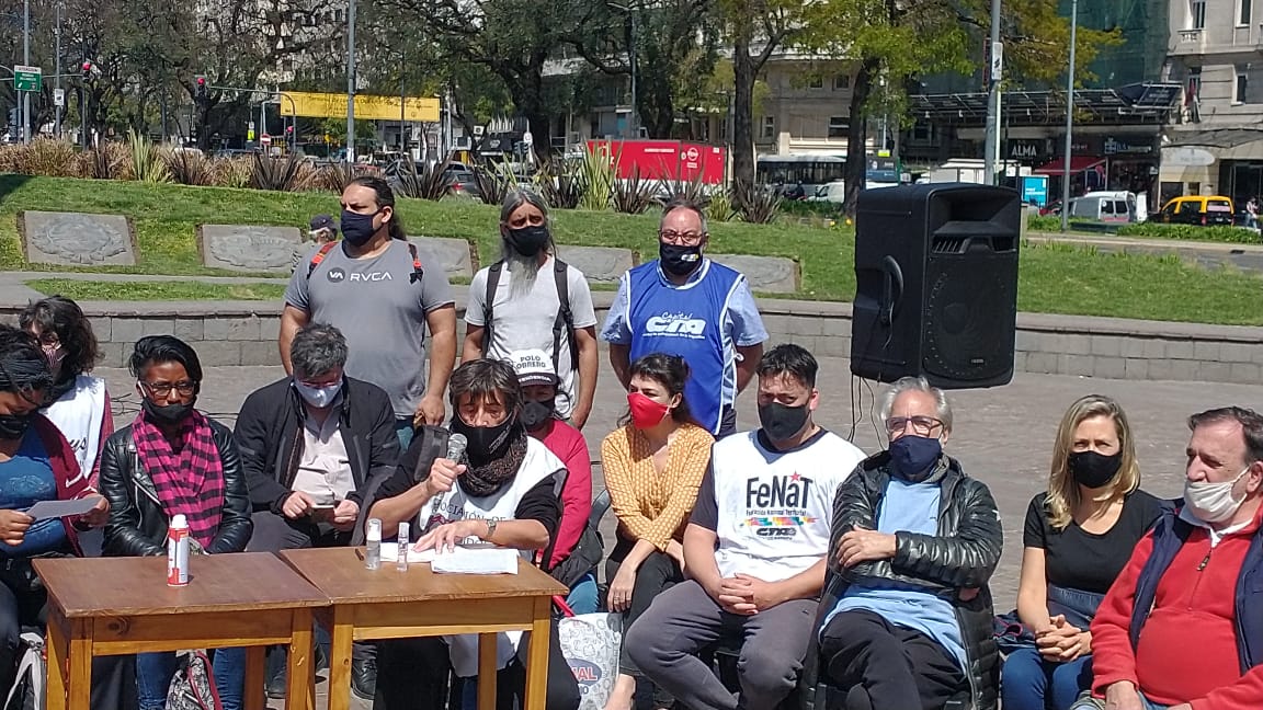 Fuerte respaldo de la CTAA a las familias en lucha por las tierras de Guernica