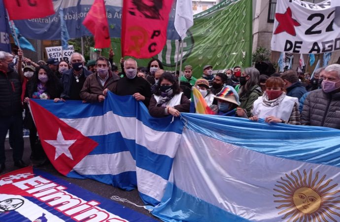 La CTA Autónoma manifestó su apoyo incondicional al Pueblo y a la Revolución cubana