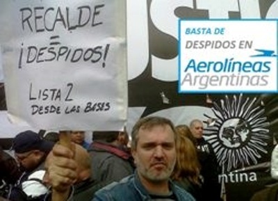 AITA: “Frenemos los despidos en Aerolíneas Argentinas y que la dirigencia de APA empiece a responder a los trabajadores”