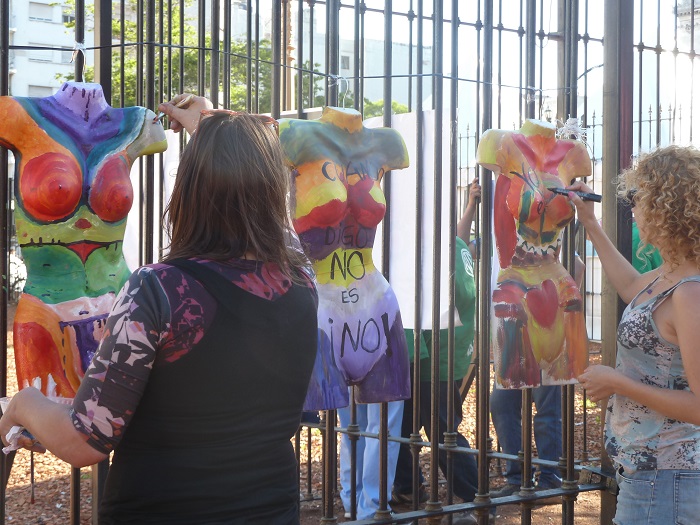 La CTA Capital estuvo presente en la movilización contra la violencia hacia las mujeres