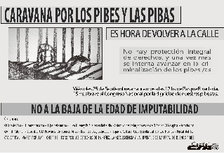 Caravana por los pibes y las pibas