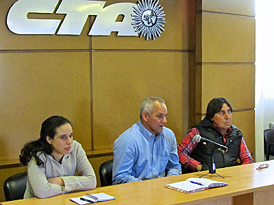 Raymundo Navarro, de la Central de Trabajadores de Cuba, visitó la CTA
