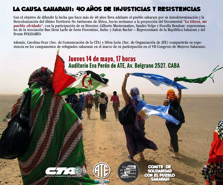 La Causa Saharaui: 40 años de injusticias y resistencias