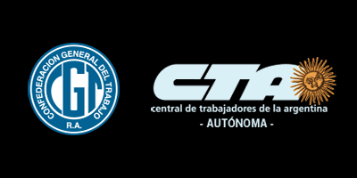 Conferencia de prensa de la CTA y la CGT