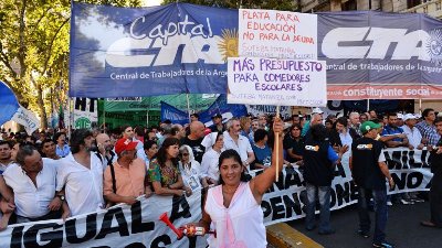 Jornada de cortes y movilizaciones en la Ciudad de Buenos Aires
