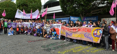 La Marcha Mundial de Mujeres dijo: “¡Fuera Monsanto de nuestros territorios!”