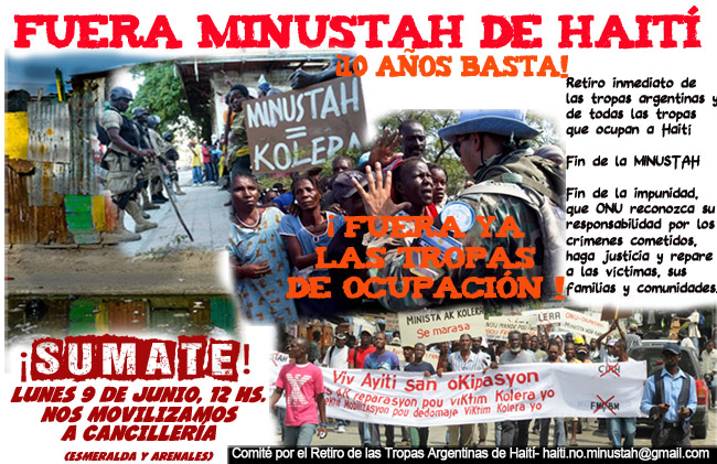 Fuera MINUSTAH de Haití