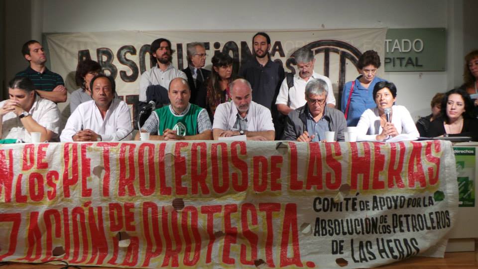 Jornada Nacional de Lucha por la Absolución de los Trabajadores Petroleros de Las Heras