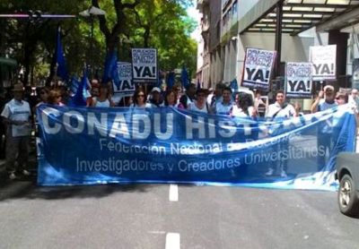 30 y 31 de de marzo: Jornada Nacional de lucha de la CONADU Histórica