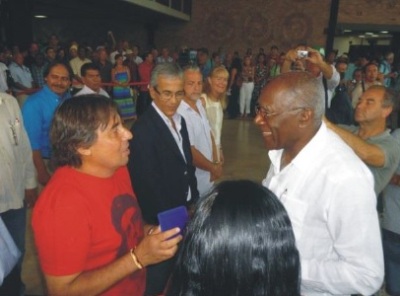 Pablo Micheli participa en Cuba de las actividades por el 1º de mayo