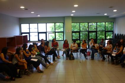 Se realizó una charla-taller con vistas al XXVIII Encuentro Nacional de la Mujer