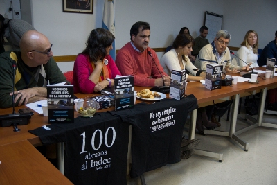 Trabajadores del INDEC presentaron cifras de la pobreza en el Congreso