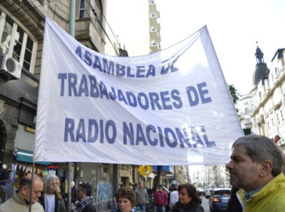 Asamblea de Trabajadores de Radio Nacional responde con unidad a la represalia patronal