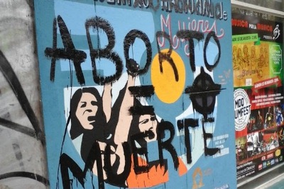 La CTA Autónoma repudia las pintadas intimidatorias sobre murales del Encuentro Nacional de Mujeres