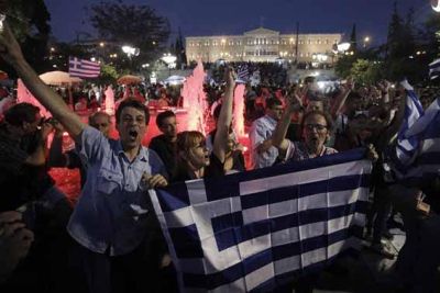 Victoria del ’no’ en el referéndum griego por más de 20 puntos